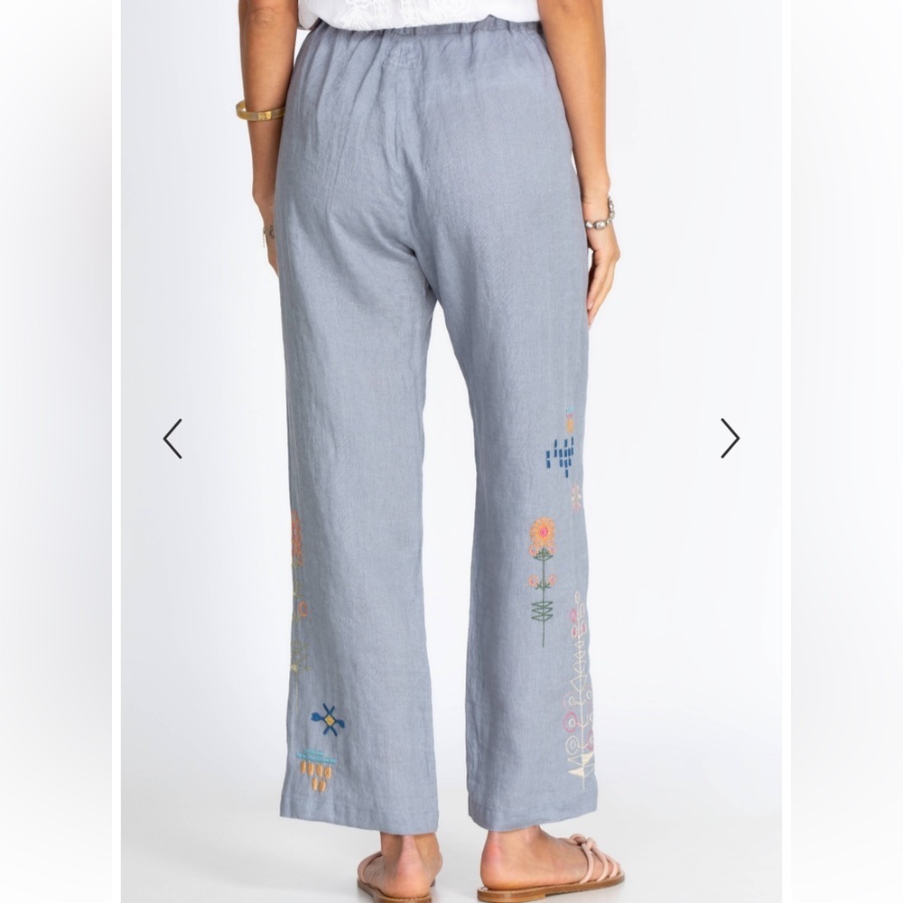 Johnny Was Elektra Linen Pants Size XS.  NWT - Picture 5 of 13